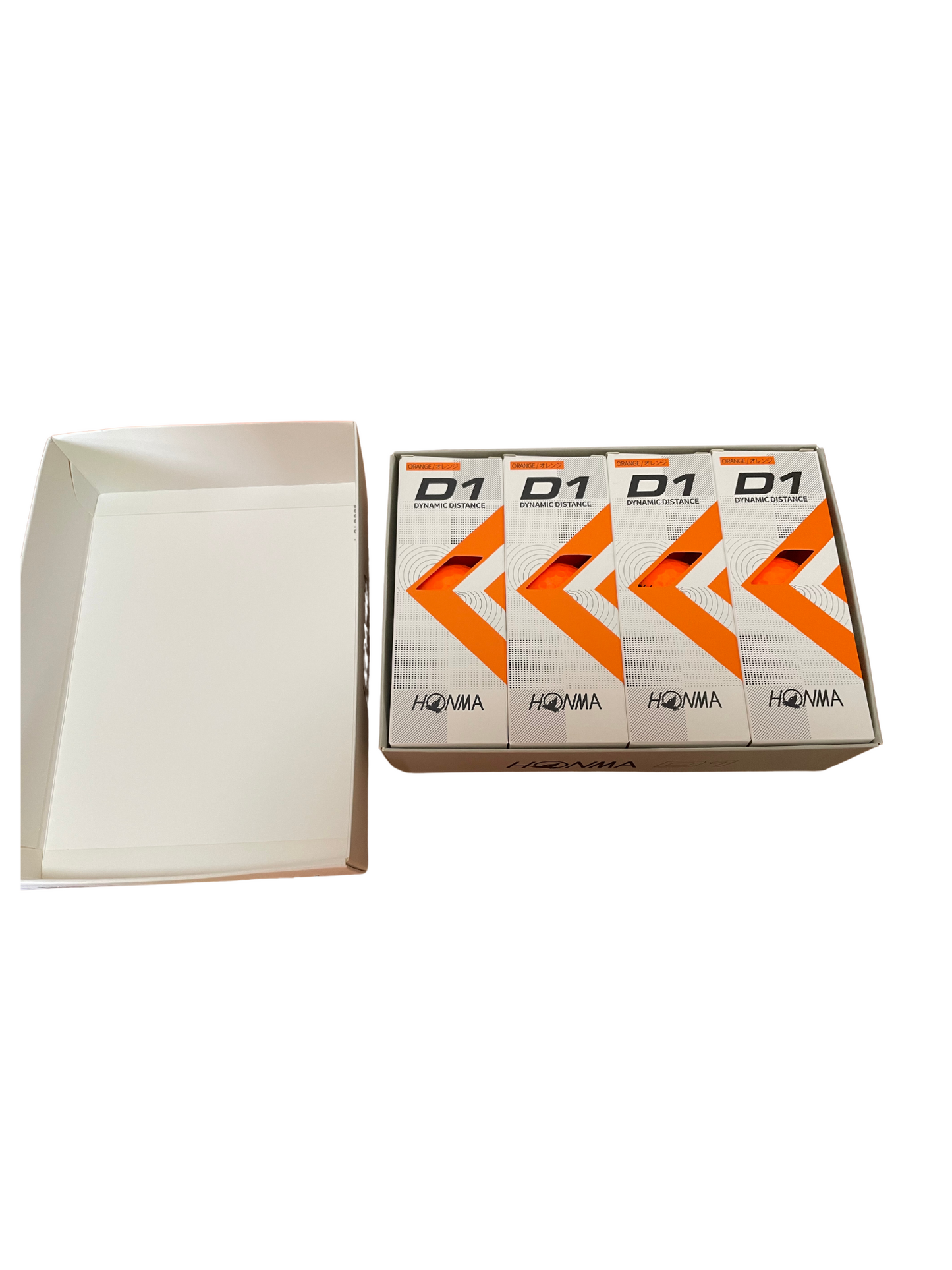 D1 2022 Model BT2201 OG Orange 3 Dozen (36 Balls) Golf Official Balls