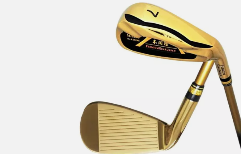 Mutsumi Honma Golf MH-V2 Golden Full Set Clubs 12pcs Driver Putter Iron