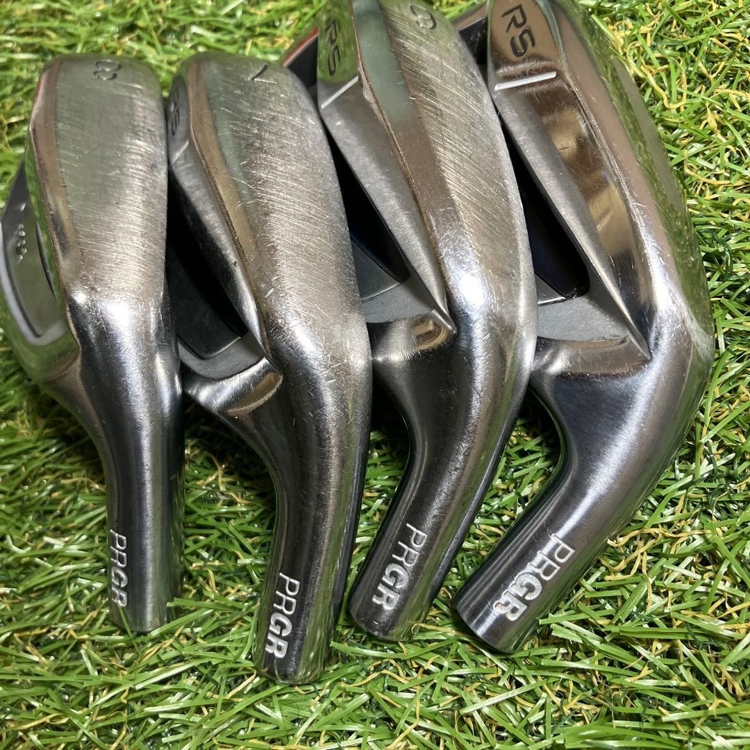 PRGR RS Titanium Face Iron Head Set 8pcs #5-SW 2016 - photo 12