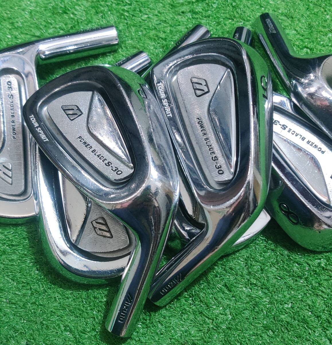 Mizuno Tour Spirit Power Blade S-30 Iron Head Set 7pcs #4-PW - photo 7
