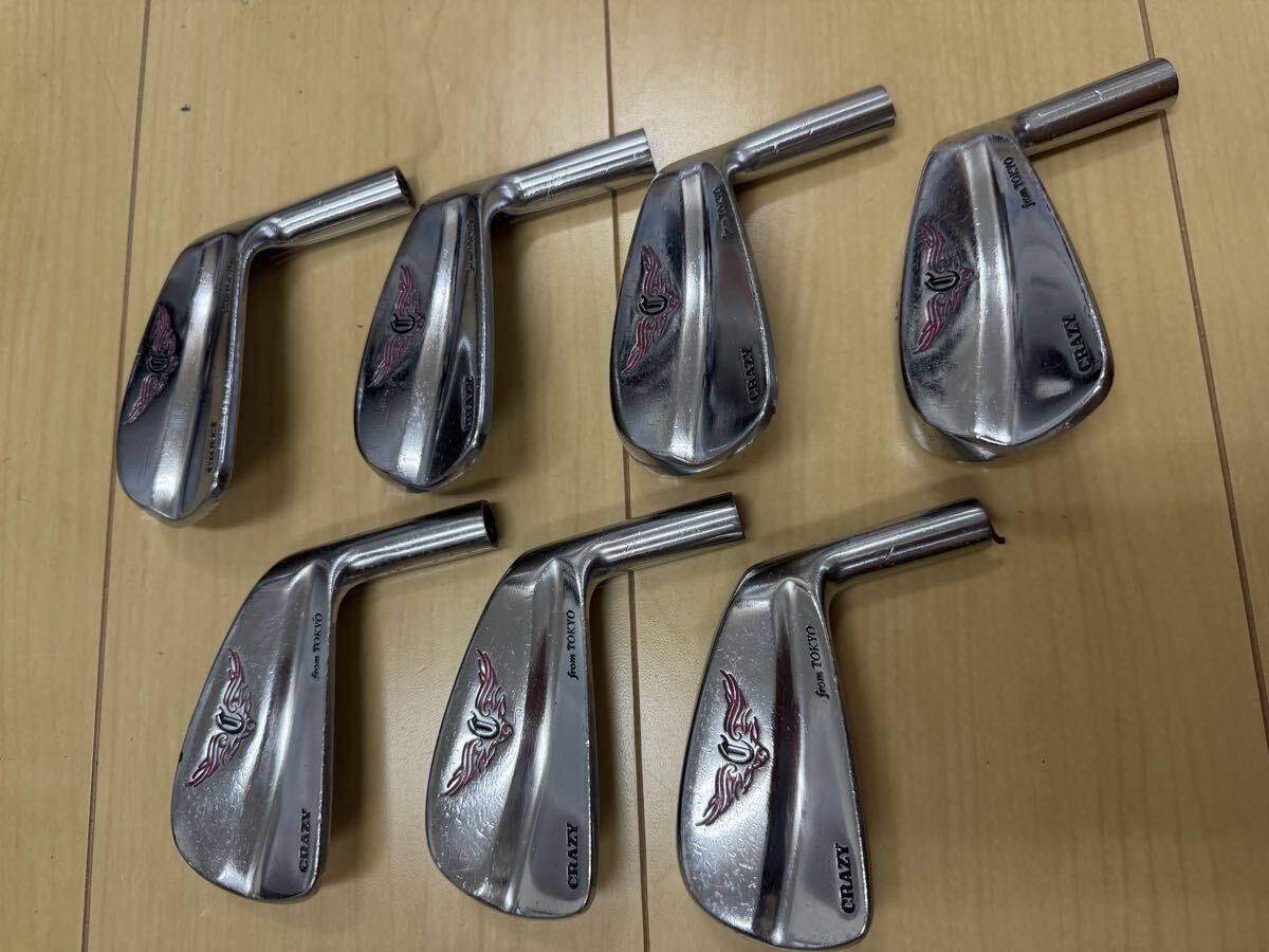 CRAZY MB Forged Muscle Back Iron Head Set 7pcs #4-PW Black - photo 8
