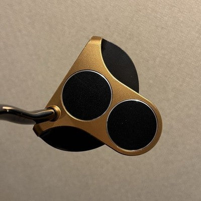 Odyssey EXO 2-Ball Putter 34 Inch Neo Mallet Milled Gold Black Headcover