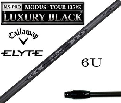 N.S. Pro Modus3 Luxury Black 105 Stiff Callaway Elyte X UT 6H Shaft RH