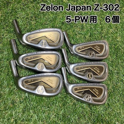 Zelon Japan Z-302 Iron Set Head Only 5-PW 6pc Japan Spec RH