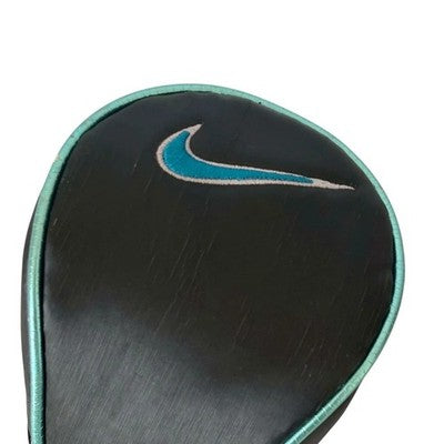 Nike Golf FW UT Head Cover Black Blue Embroidered Swoosh Synthetic Leather Knit