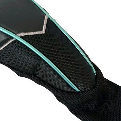 Nike Golf FW UT Head Cover Black Blue Embroidered Swoosh Synthetic Leather Knit