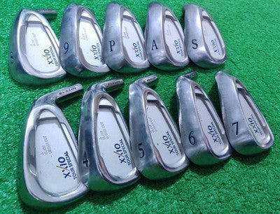 XXIO First Gen Iron Set 3-SW 10pcs Head Only Titanium Face RH Japan