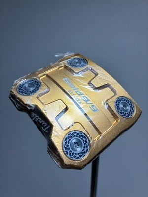 Kasco Gold Delta-Face Turtle 023 Putter 34 inch Center Shaft RH Japan