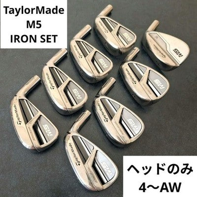 TaylorMade M5 Iron Set 4-AW 8pcs Head Only RH Golf Club Japan