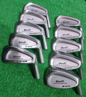 Dunlop Maxfli DP-201FC Iron Set 2-PW SW 10pcs Head Only RH Japan