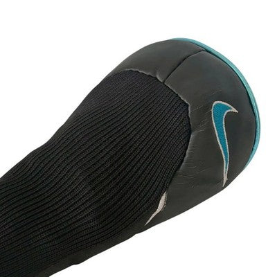 Nike Golf FW UT Head Cover Black Blue Embroidered Swoosh Synthetic Leather Knit