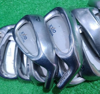 XXIO First Gen Iron Set 3-SW 10pcs Head Only Titanium Face RH Japan