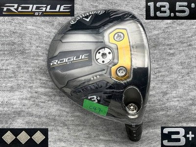 Callaway Rogue ST Triple Diamond Tour 3+ Fairway Wood Head 14 Deg Tour RH Japan
