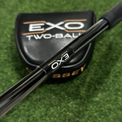 Odyssey EXO 2-Ball Putter 34 Inch Neo Mallet Milled Gold Black Headcover
