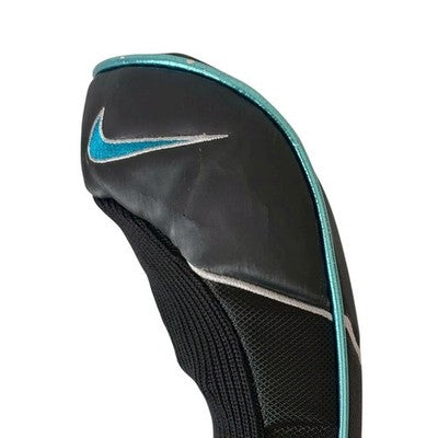 Nike Golf FW UT Head Cover Black Blue Embroidered Swoosh Synthetic Leather Knit