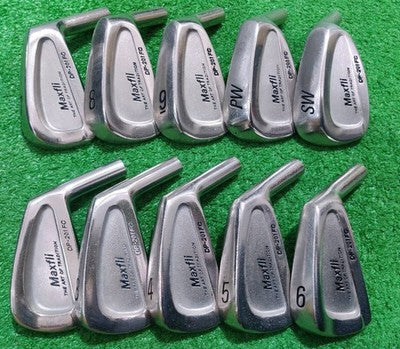 Dunlop Maxfli DP-201FC Iron Set 2-PW SW 10pcs Head Only RH Japan