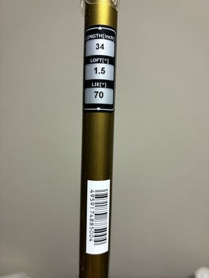 Kasco Gold Delta-Face Turtle 023 Putter 34 inch Center Shaft RH Japan