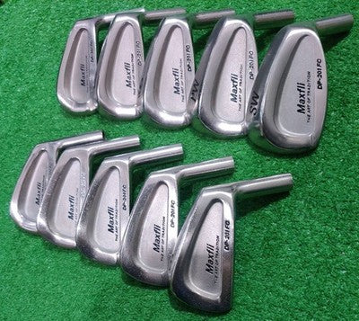 Dunlop Maxfli DP-201FC Iron Set 2-PW SW 10pcs Head Only RH Japan