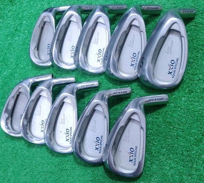 XXIO First Gen Iron Set 3-SW 10pcs Head Only Titanium Face RH Japan