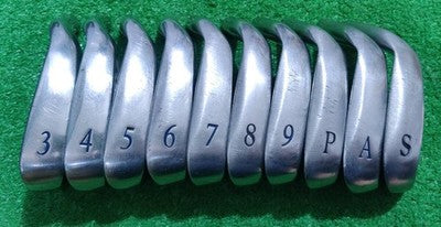 XXIO First Gen Iron Set 3-SW 10pcs Head Only Titanium Face RH Japan