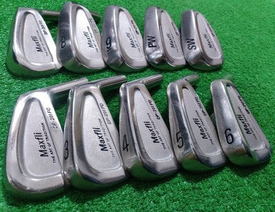 Dunlop Maxfli DP-201FC Iron Set 2-PW SW 10pcs Head Only RH Japan