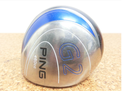 Used PING G2 Driver 1W, 460cc, 10° Loft, 199g, Head Only, Glued-On. Item