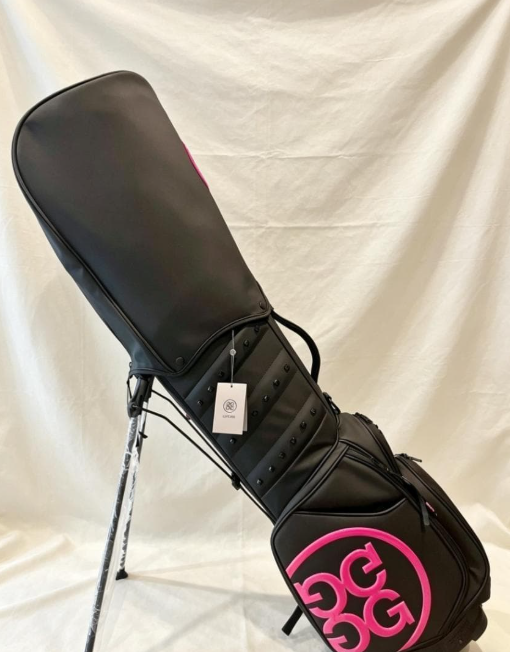 G/FORE Golf Bag, Unisex, Black/Pink