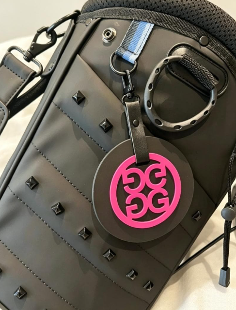 G/FORE Golf Bag, Unisex, Black/Pink