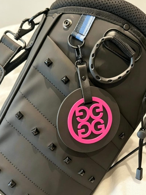 G/FORE Golf Bag, Unisex, Black/Pink