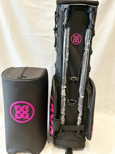 G/FORE Golf Bag, Unisex, Black/Pink