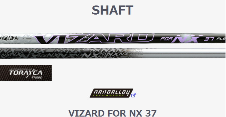 Ladies' Honma Golf Beres NX Driver 11.5° L Shaft: VIZARD FOR NX 37 Carbon HONMA BERES NX