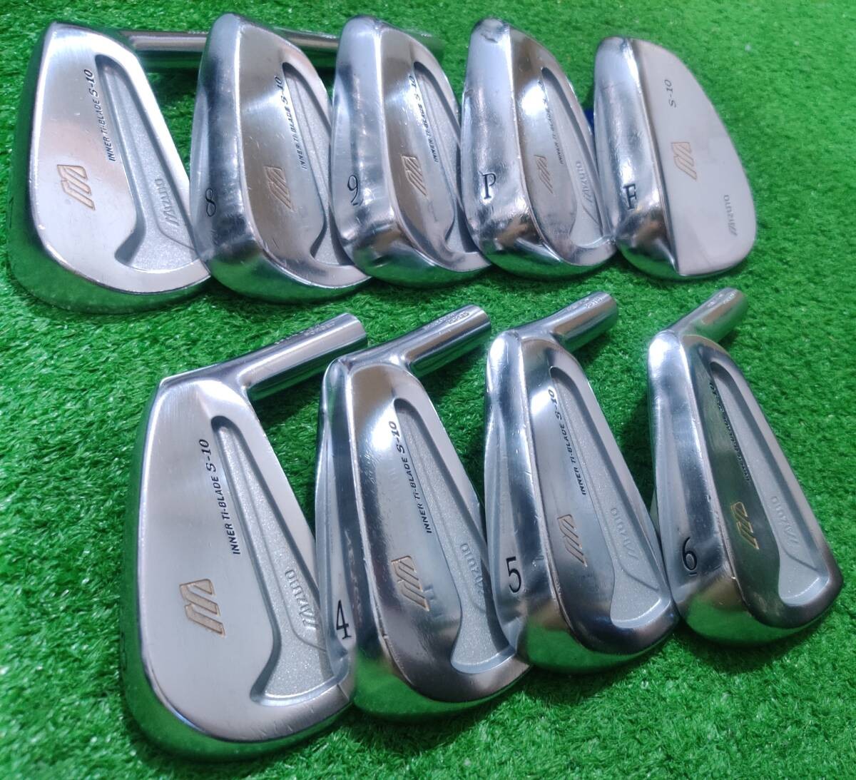 Mizuno S-10 Iron Head Set 9pcs #3-PW FW Grain Flow Forged - photo 4