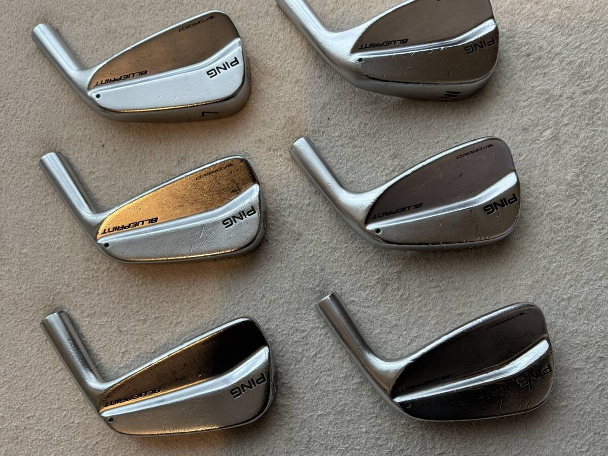 PING Blueprint Iron Set 5-PW W 6pcs Head Only Green Dot RH Golf Japan - photo 5