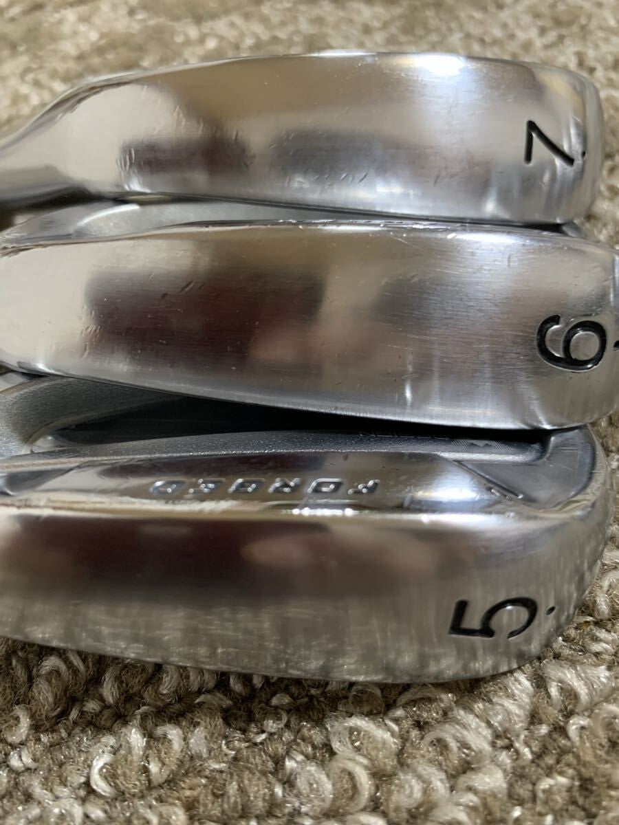 PRGR RS Forged 2018 Iron Set 5-P 6pcs Head Only RH Golf Club Japan - photo 8