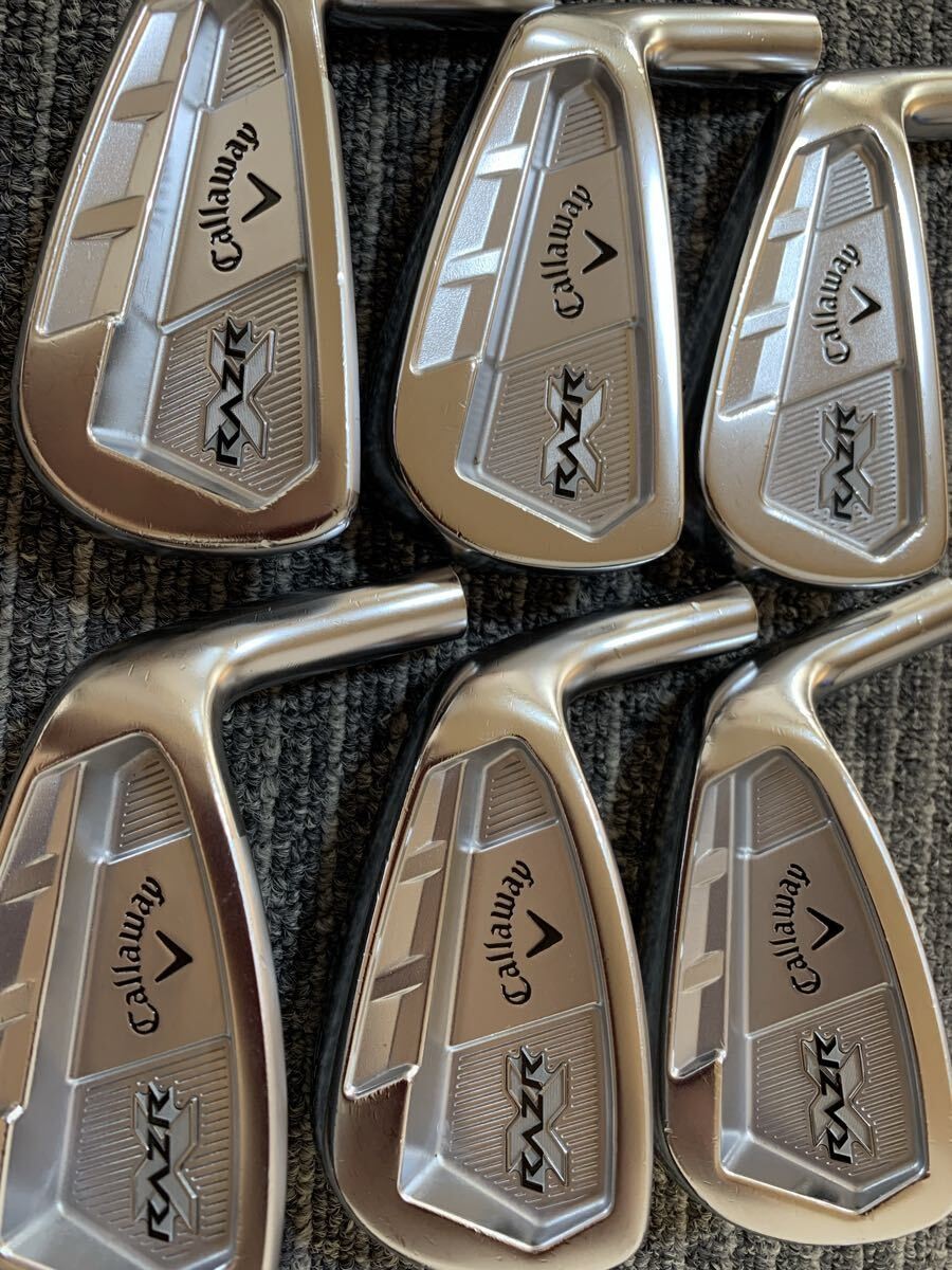 Callaway RAZR X Forged Iron Set 5-PW 6pcs Head Only RH Golf Club Japan - photo 1