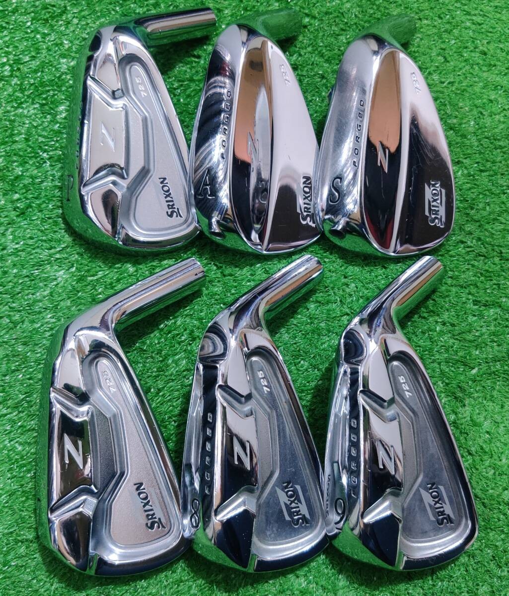 Srixon Z725 Forged Iron Set 7-SW 6pcs Head Only RH Golf Club Japan - photo 2
