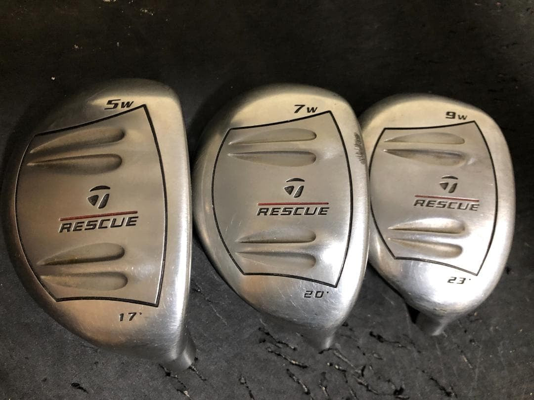 TaylorMade Rescue Hybrid Set 5H 7H 9H 3pcs Head Only RH Golf Club Japan - photo 1