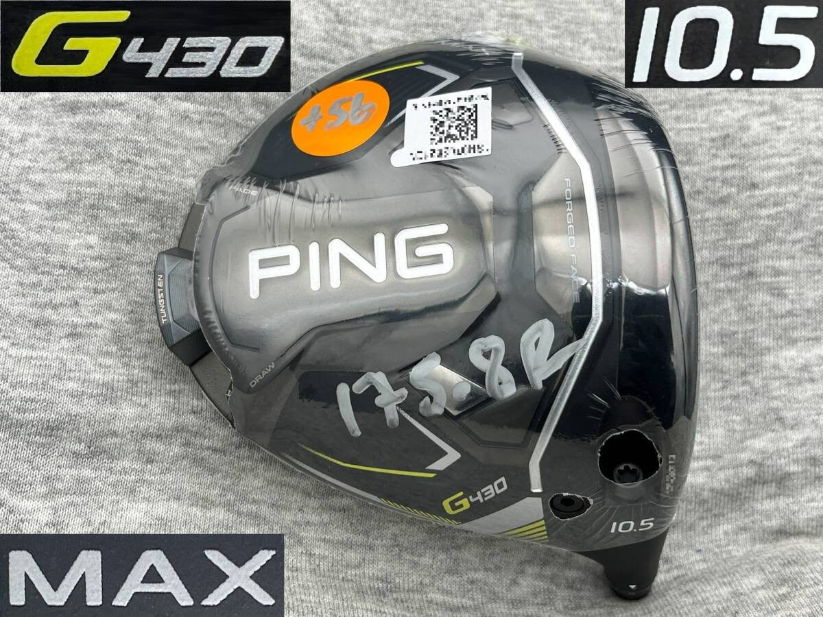 PING G430 Max Driver 10.5 Degree Head Only Tour Issue WRX Proto CT256 - photo 1