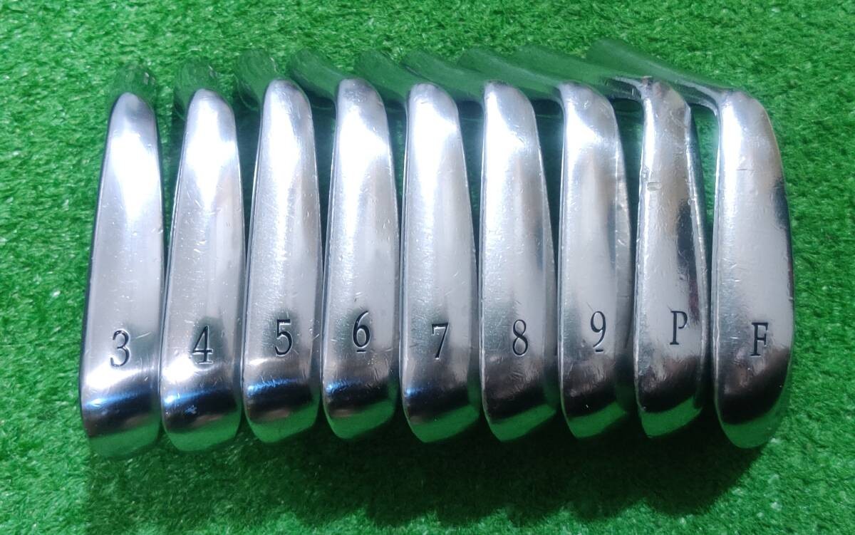 Mizuno S-10 Iron Head Set 9pcs #3-PW FW Grain Flow Forged - photo 6