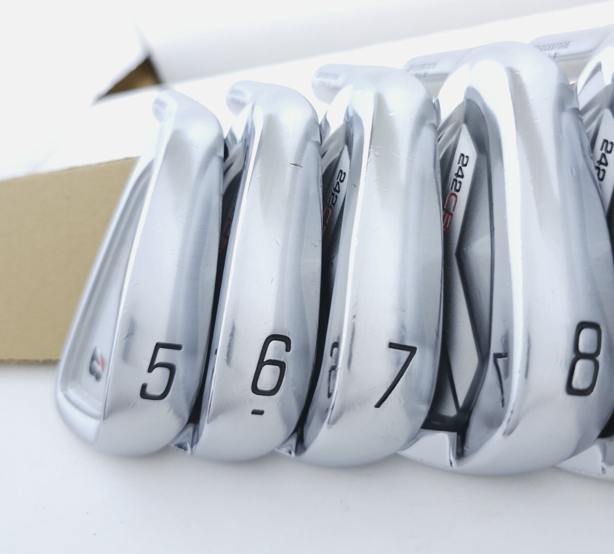 Bridgestone 242CB+ Iron Head Set 6pcs #5-PW Left-Handed Japan Spec - photo 6