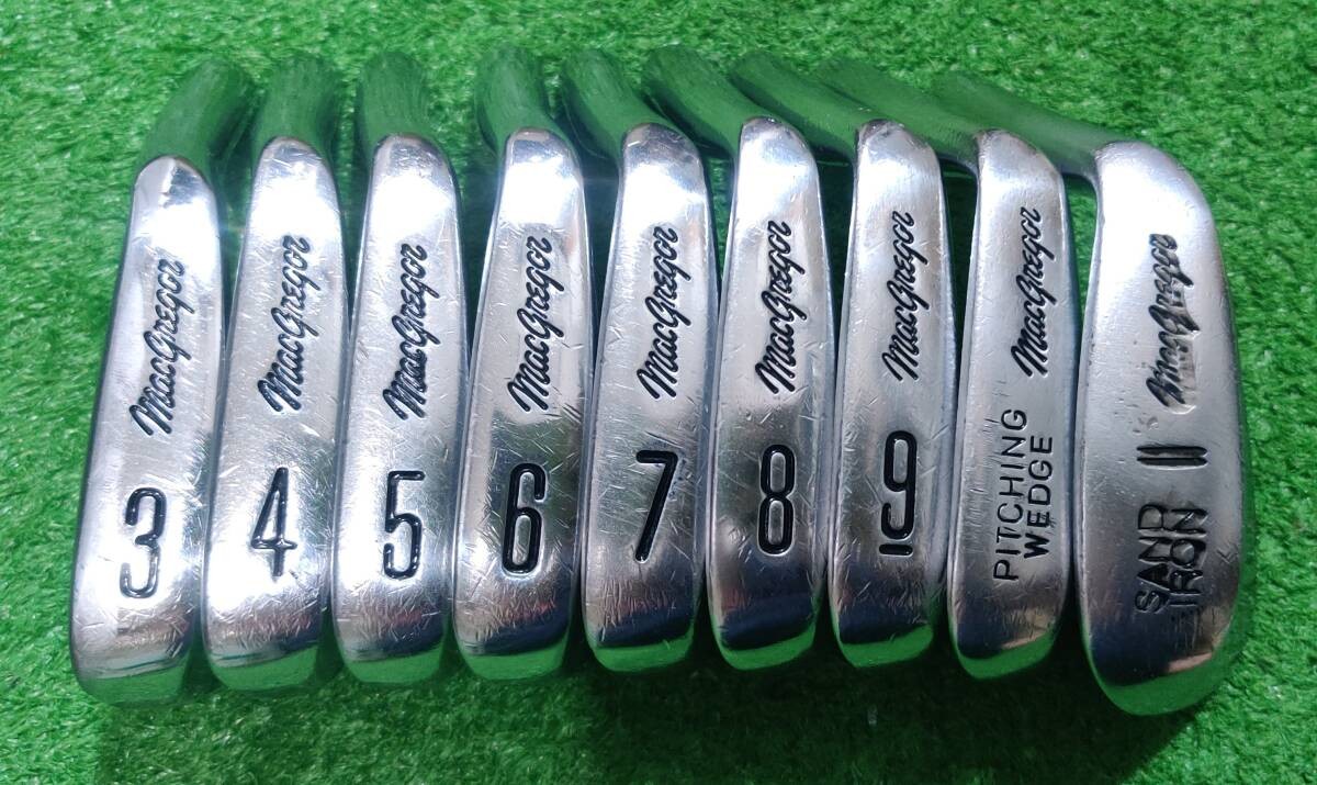 MacGregor MT Tourney R65 Forged Iron Set 3-SW 9pcs Head Only RH Golf Japan - photo 5