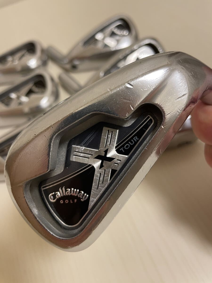 Callaway X-Tour Forged Iron Set 4-PW 7pcs Head Only RH Golf Japan - photo 1