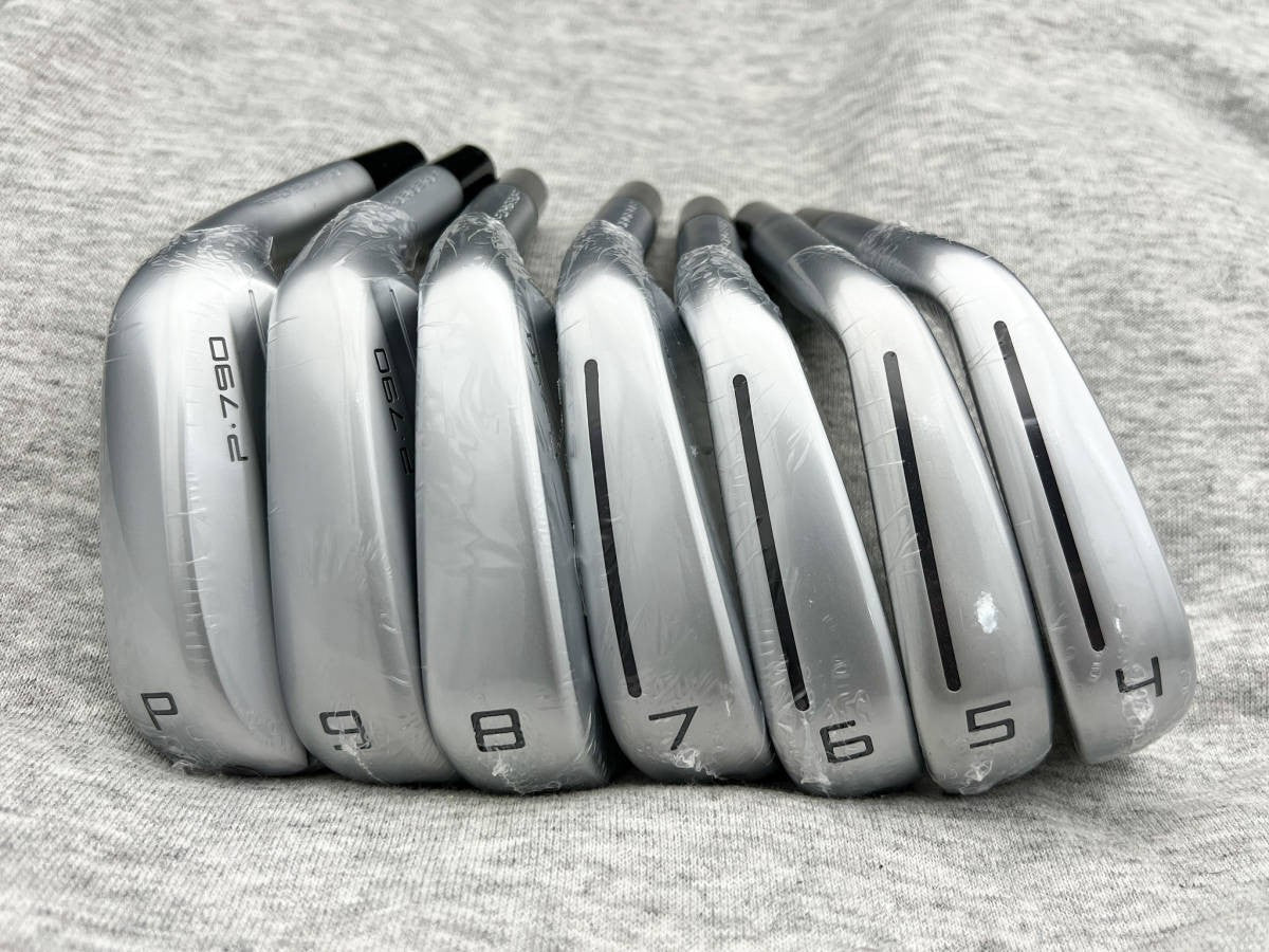 TaylorMade P790 2023 Tour Issue Iron Head Set 7pcs #4-PW Proto Shrink - photo 3