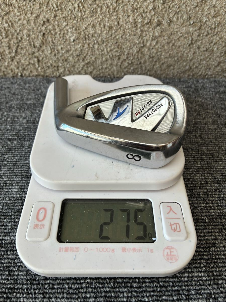Akira Prototype KS-701FH Iron Set 5-PW 6pcs Head Only RH Golf Japan - photo 7
