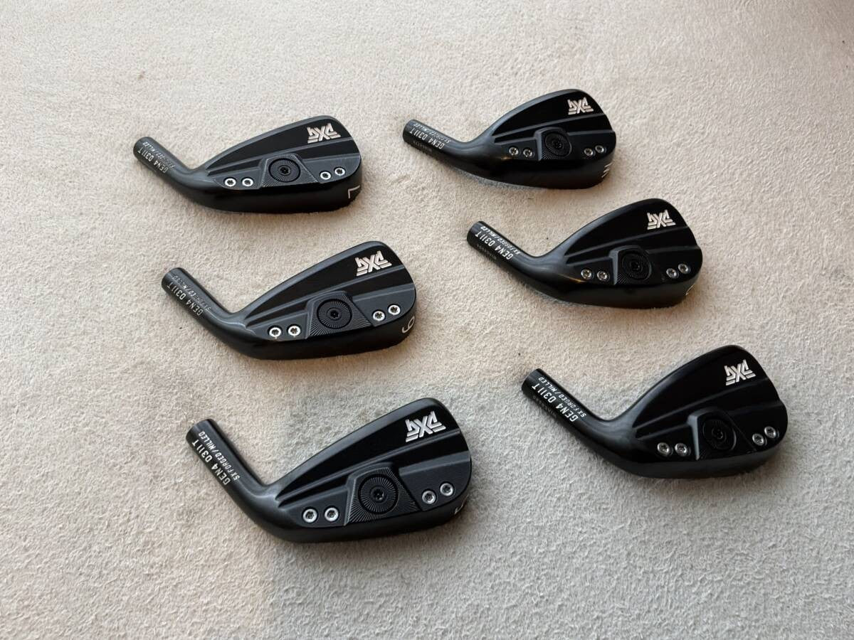 PXG 0311 T GEN4 Xtreme Dark Iron Set 5-PW 6pcs Head Only RH Japan - photo 3