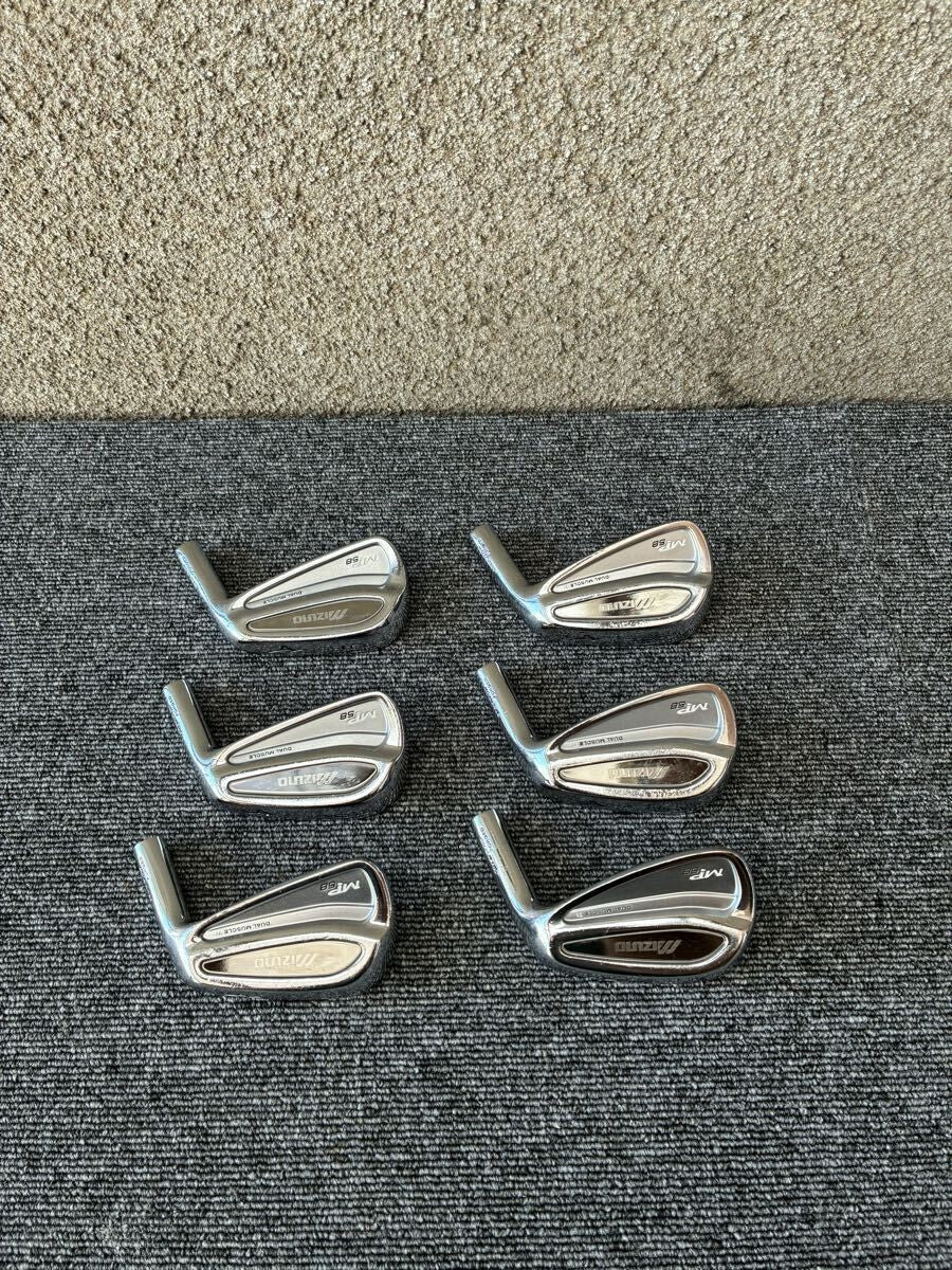 Mizuno MP-58 Iron Set 5-PW 6pcs Head Only RH Golf Club Japan - photo 2
