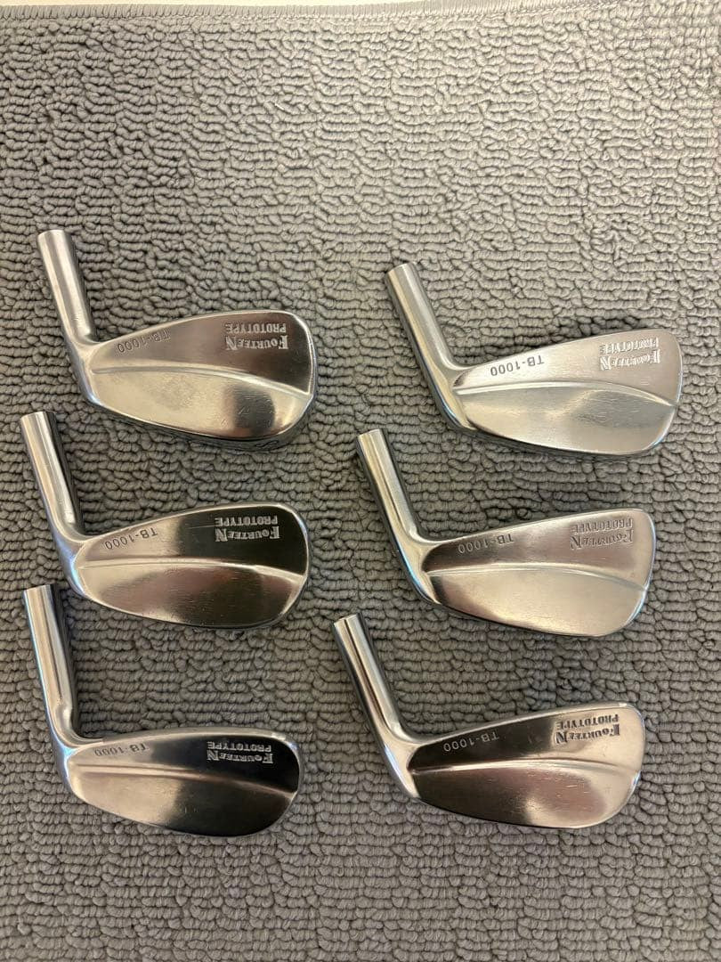 Fourteen TB-1000 Prototype Iron Head Set 6pcs #5-PW - photo 1