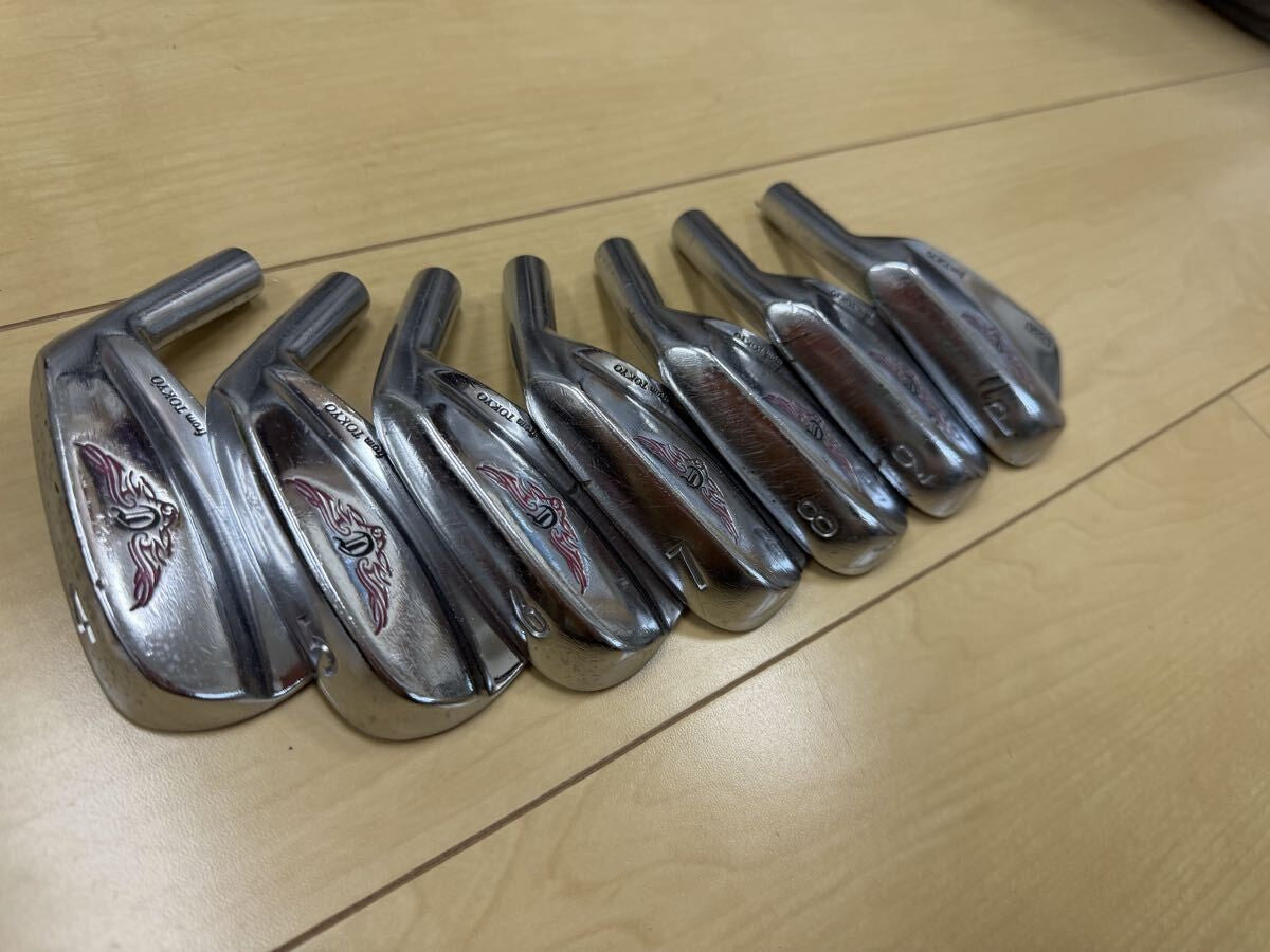 CRAZY MB Forged Muscle Back Iron Head Set 7pcs #4-PW Black - photo 2
