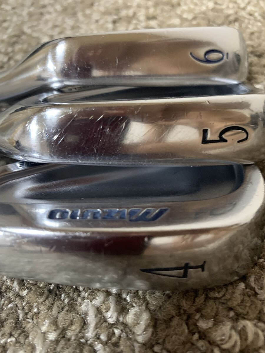 Mizuno MP-60 Iron Set 4-PW 7pcs Head Only Cut Muscle RH Golf Japan - photo 8