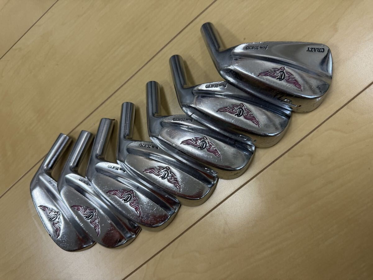 CRAZY MB Forged Muscle Back Iron Head Set 7pcs #4-PW Black - photo 1